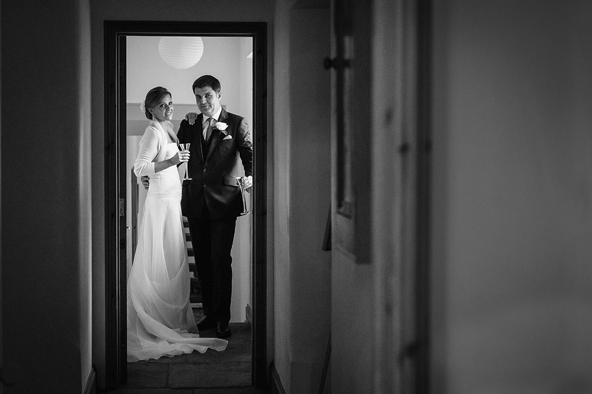 a couple portrait at chaucer barn