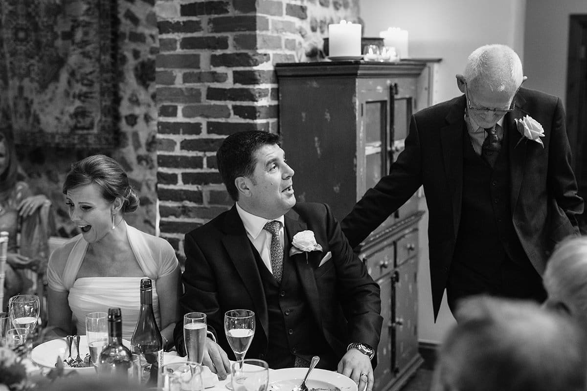 the groom takes issue with one of the points