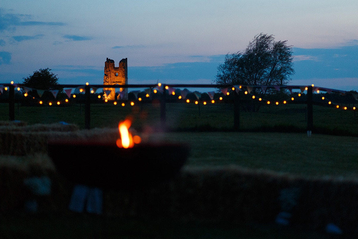 the godwick ruins at night