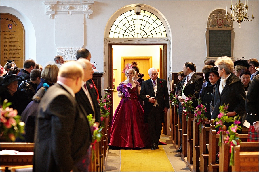 entrance of the bride