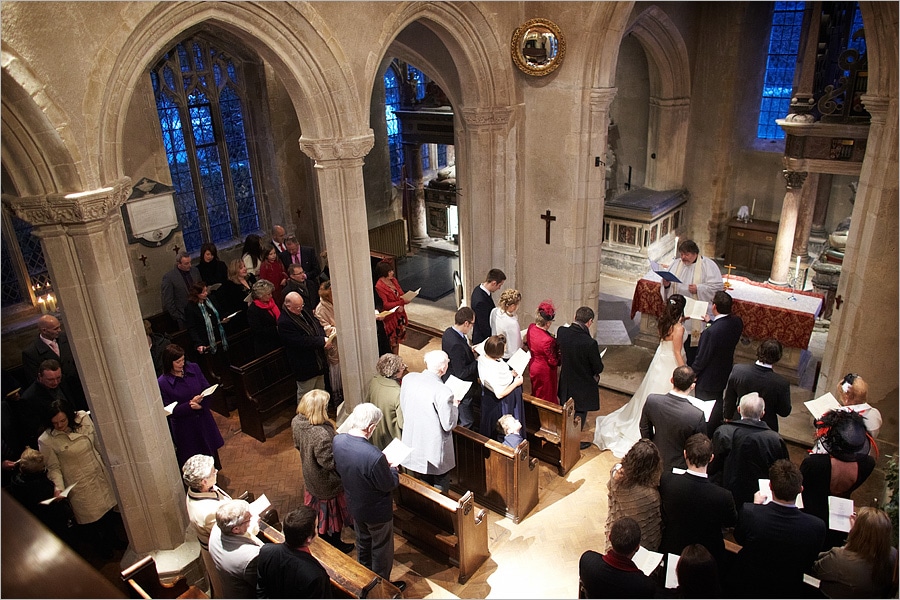 Ceremony in the church at Hengrave