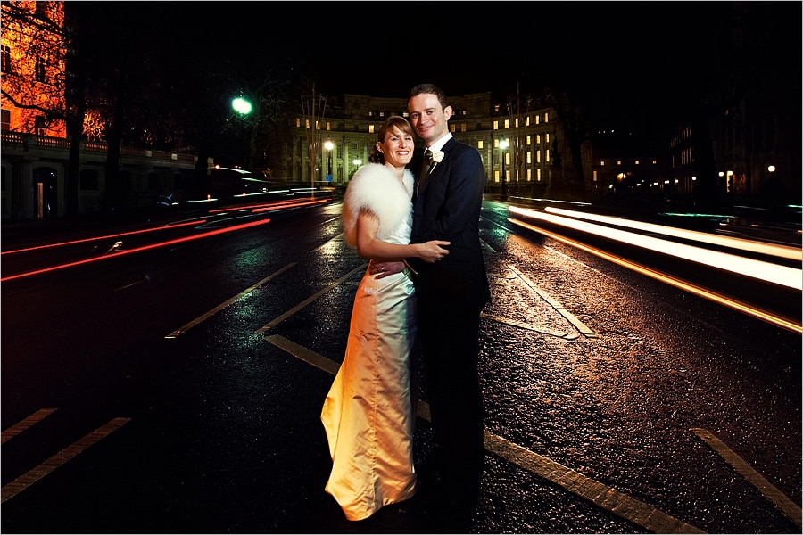 wedding portrait on the mall