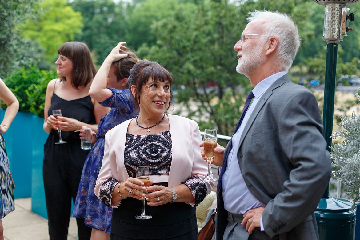 mother of the bride chatting