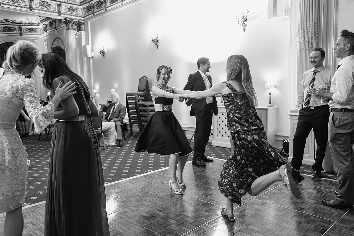 some energetic dancing at the royal aeronautical society