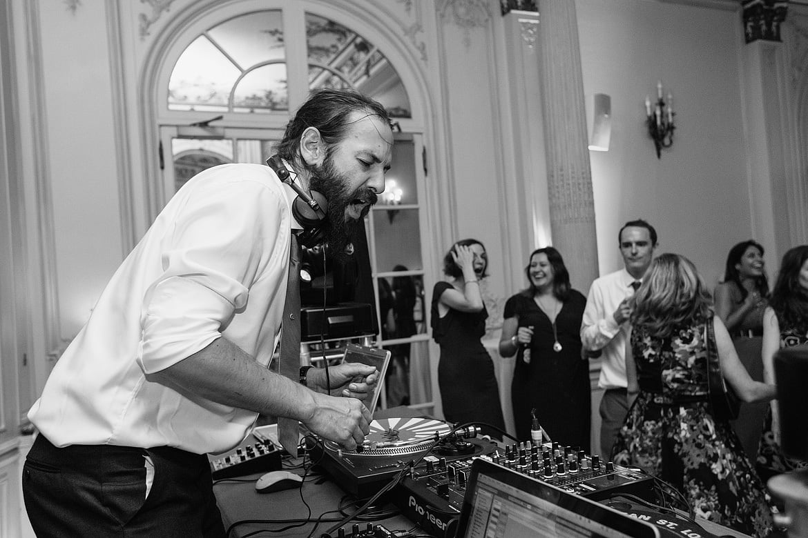 the best man was also the dj