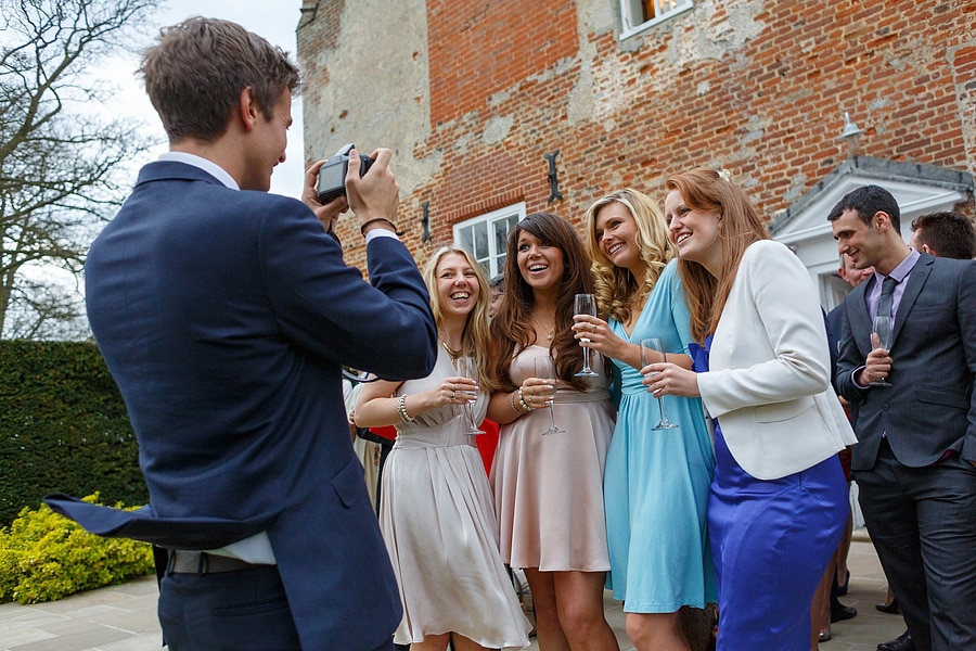 guests pose for a photo