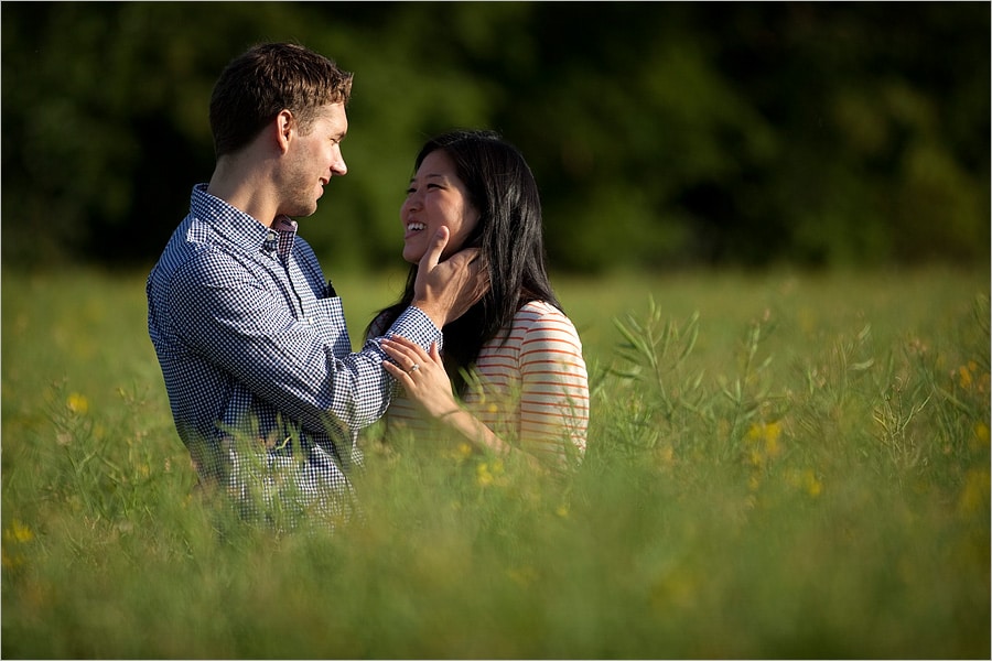 a couple in a norfolk field