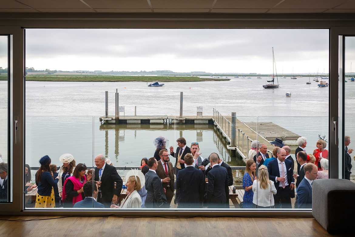 a view over the river from aldeburgh yacht club