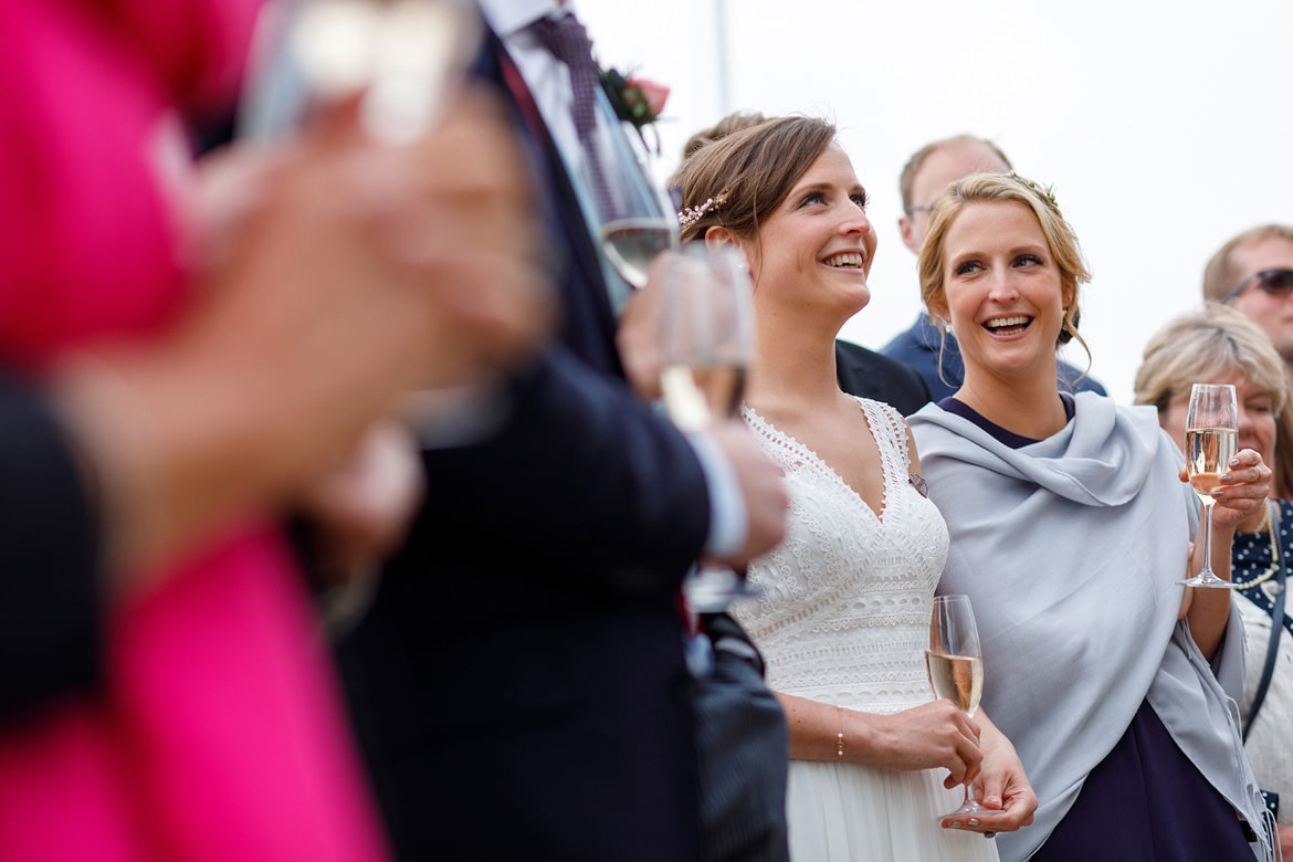 the guests listen to the speeches