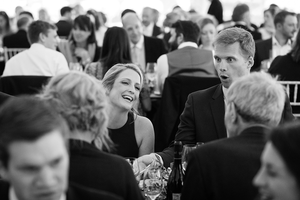 wedding guests at an aldeburgh wedding