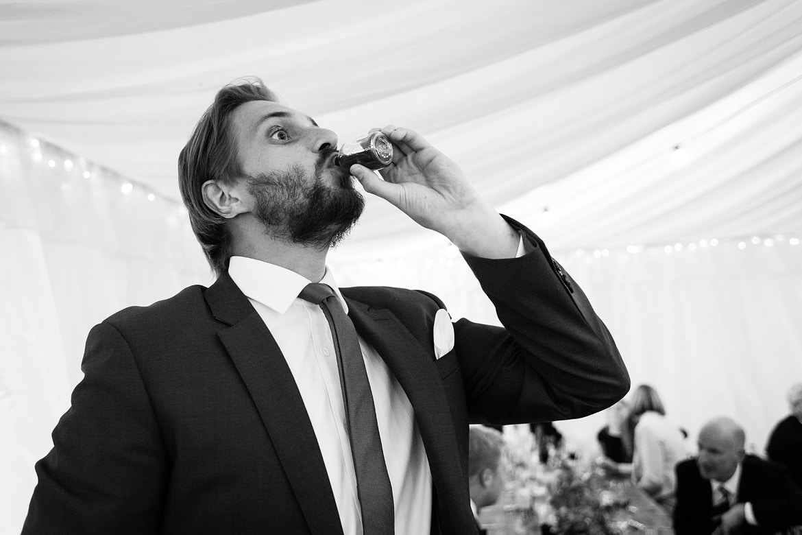 wedding guests at an aldeburgh wedding