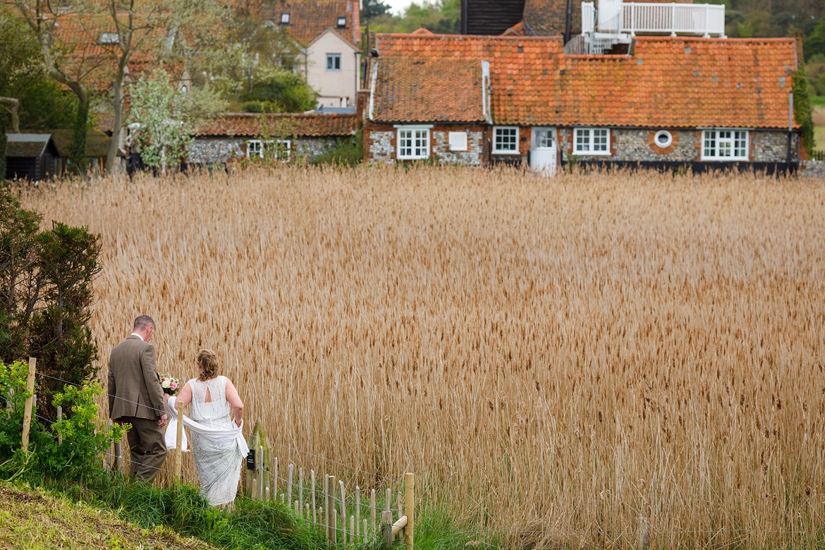 walking back towards cley windmill