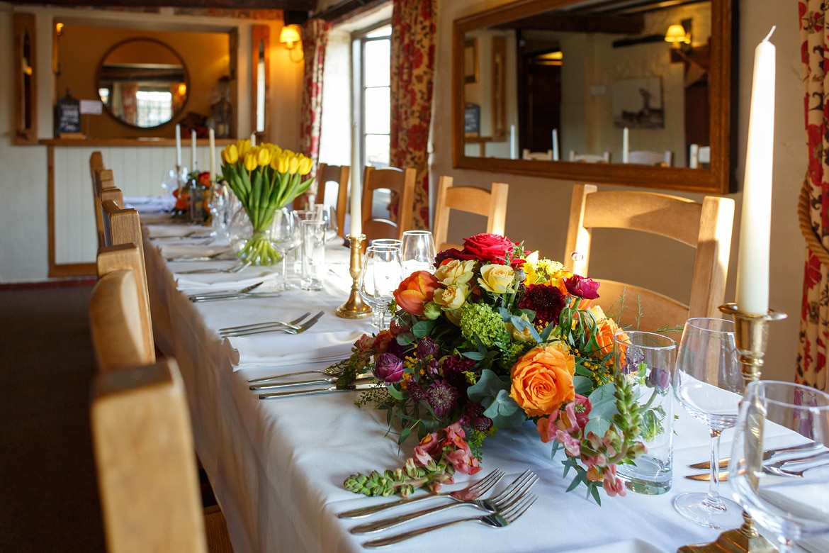 the dining room at cley windmill