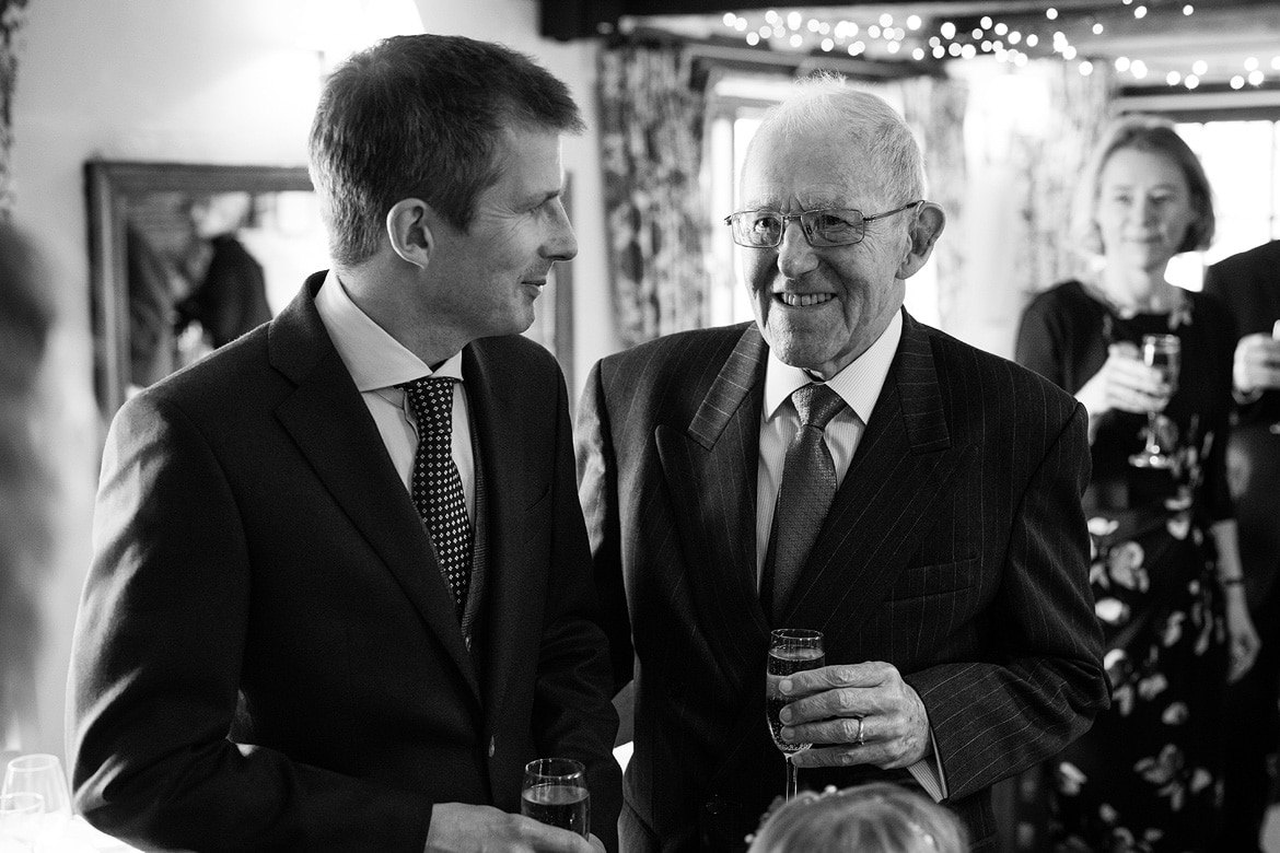 the groom and guests