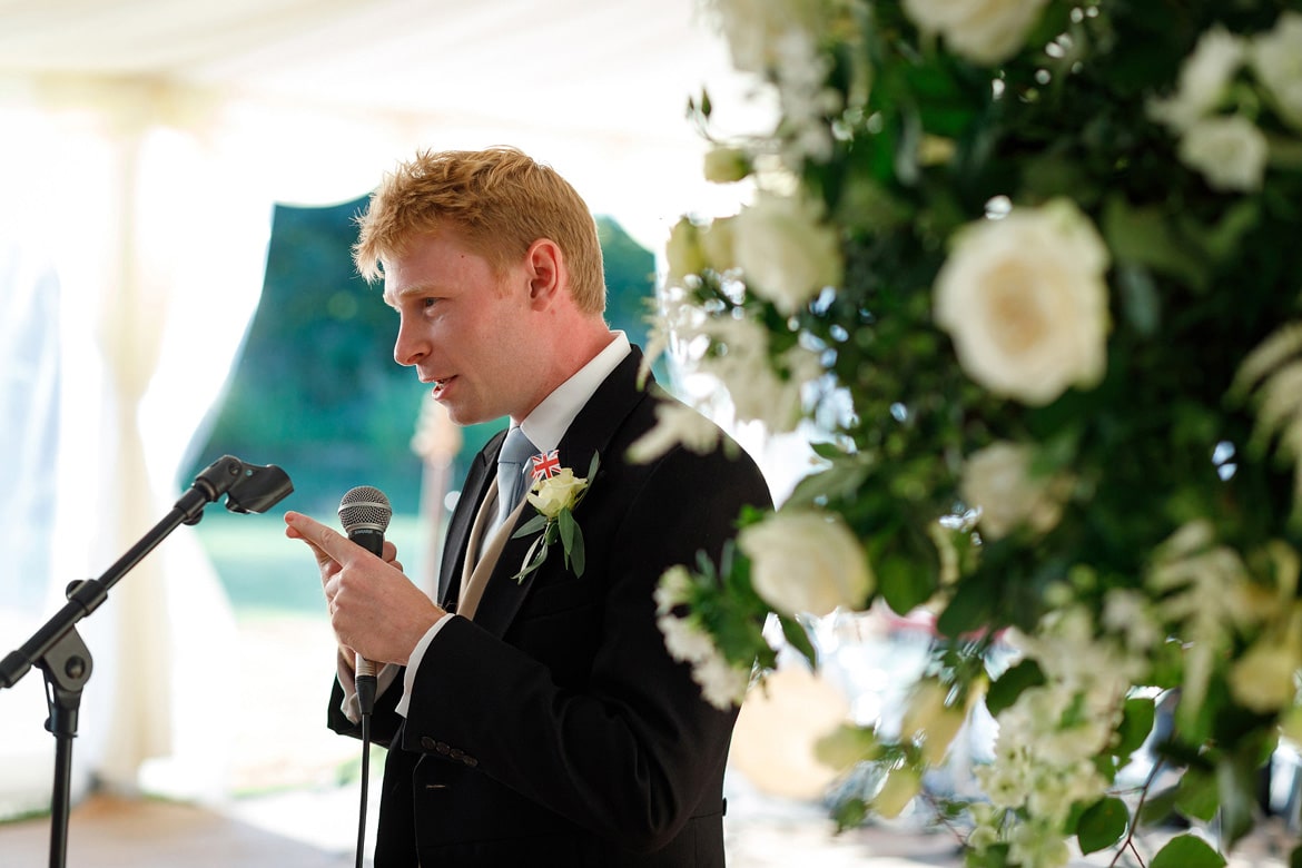 the grooms speech