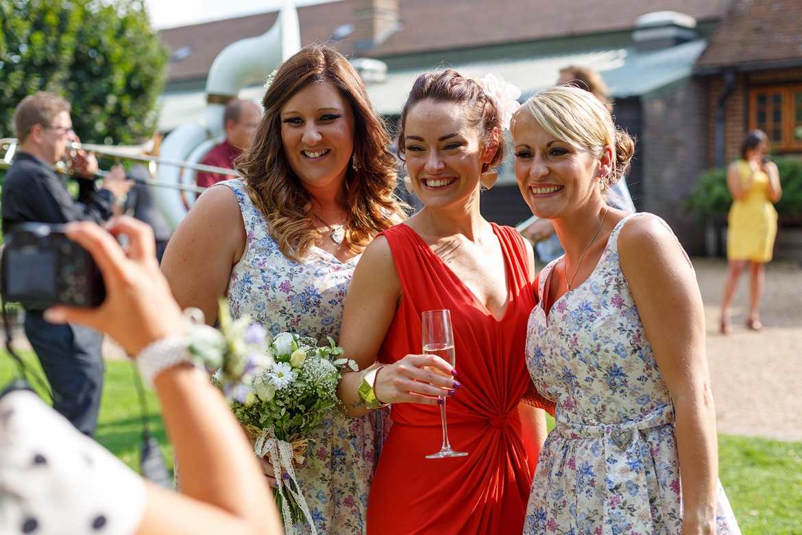 guests pose for a photo