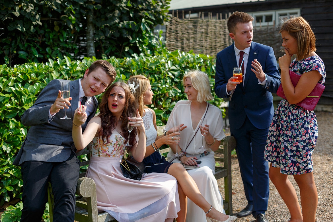 guests pose for a photo