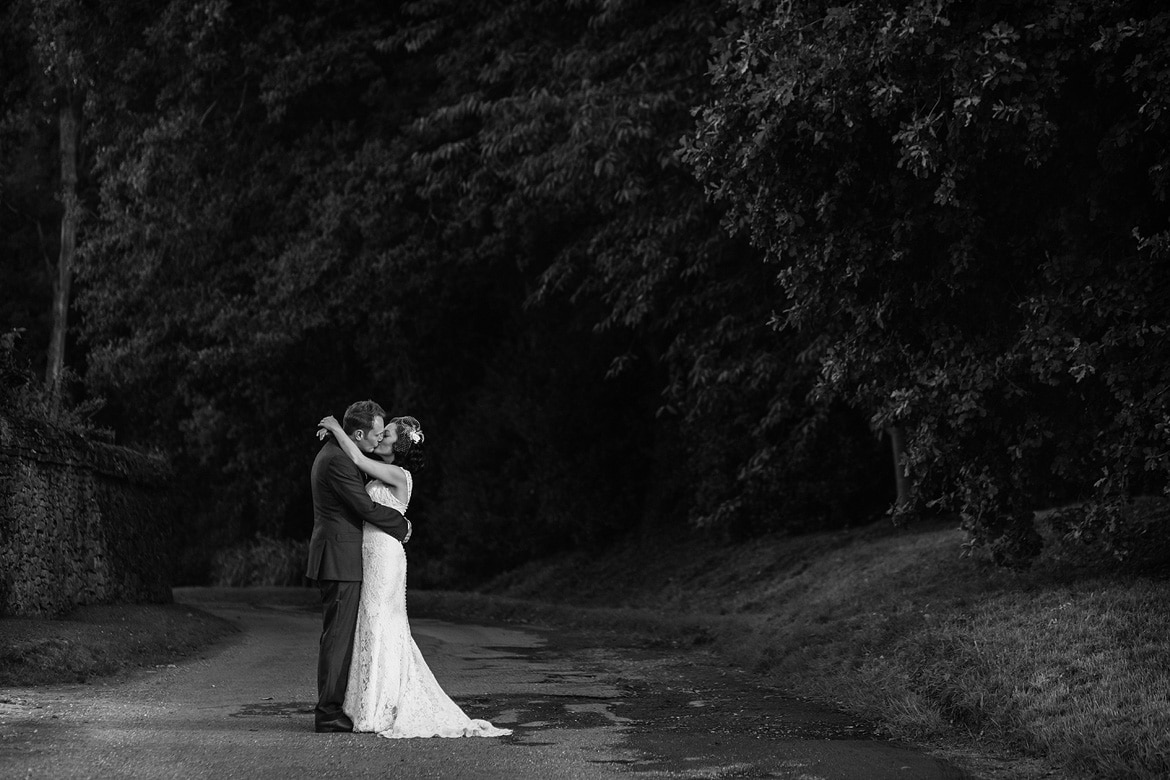 a couple portrait in the lane