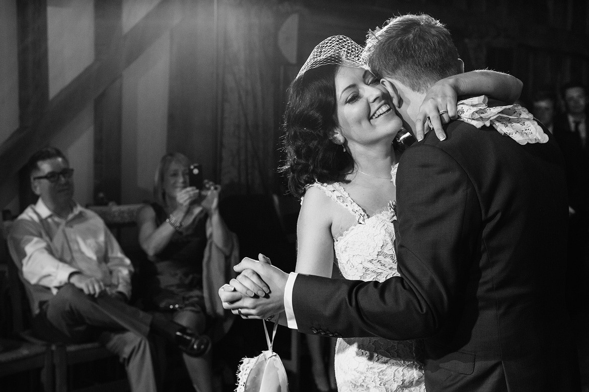 first dance at a gate street barn wedding