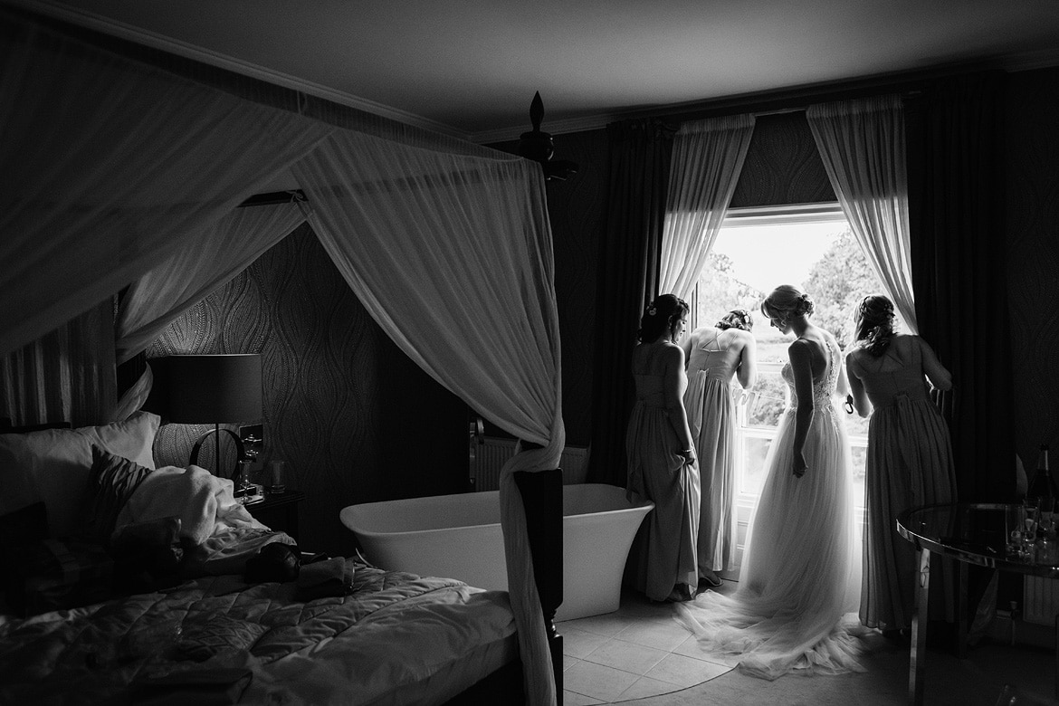 the girls in the bridal suite at godwick hall