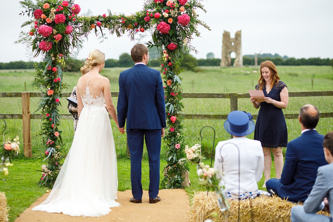 a reading during the wedding ceremony