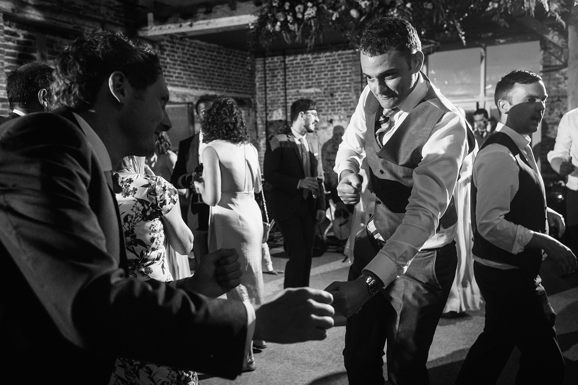 dancing at a godwick barn wedding