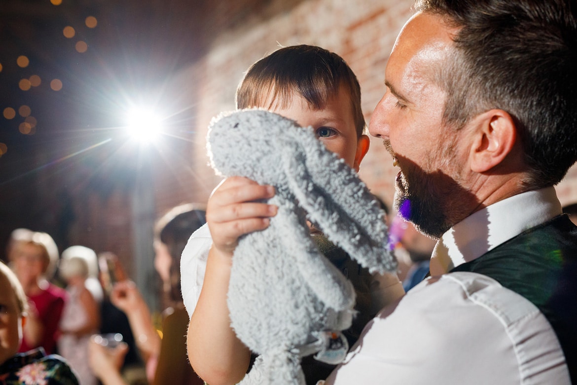 dancing at a godwick barn wedding