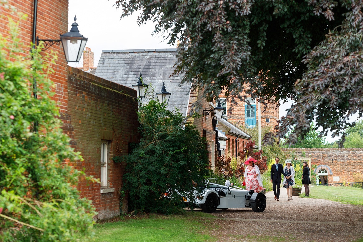 guests arriving at gressenhall