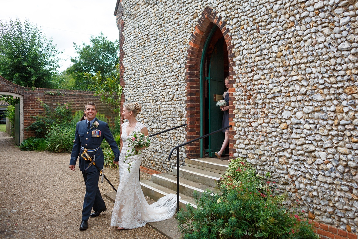 leaving the chapel