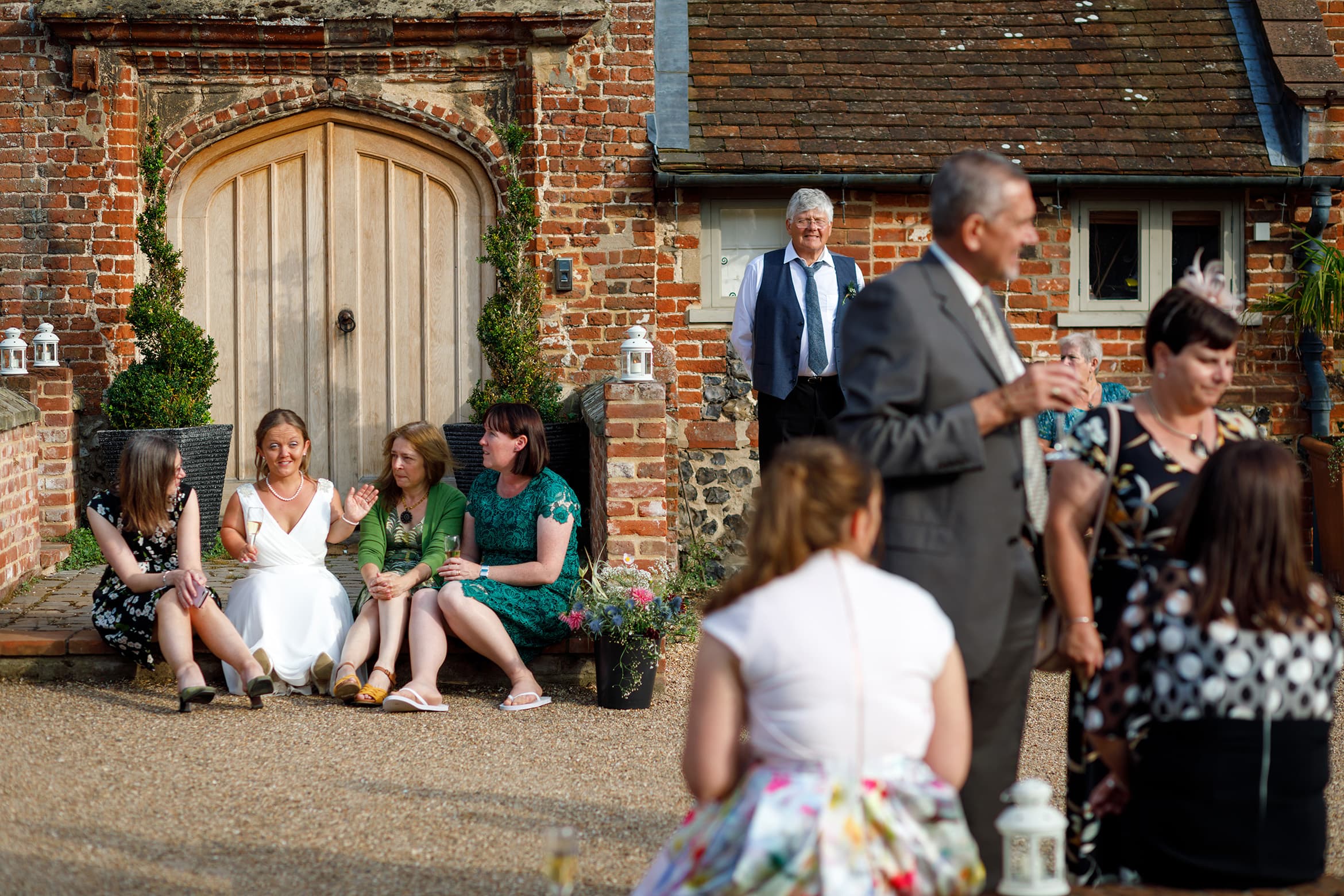 enjoying a summer evening at hautbois hall