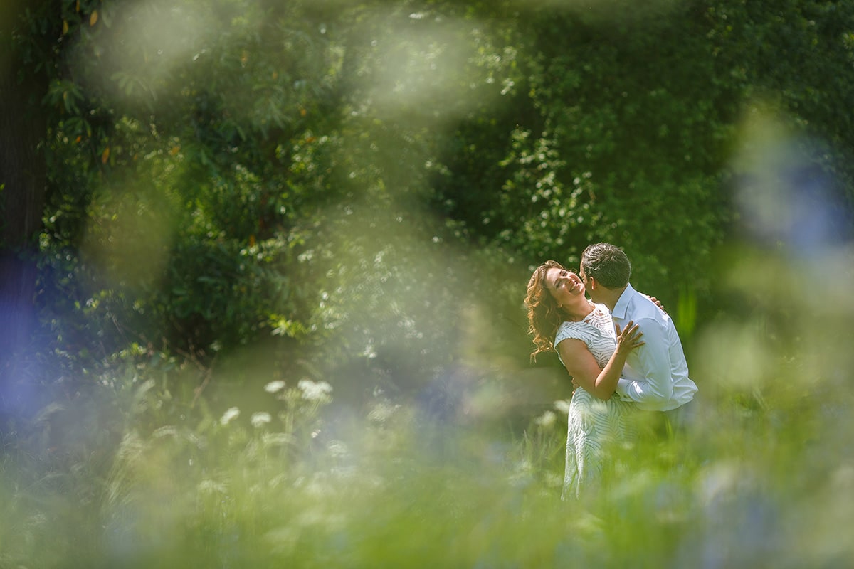 debbie laughs during her engagement session