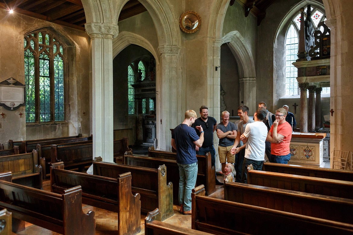 a quick practice in the chapel