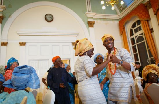 bola and oladele dance into their leyton great hall wedding