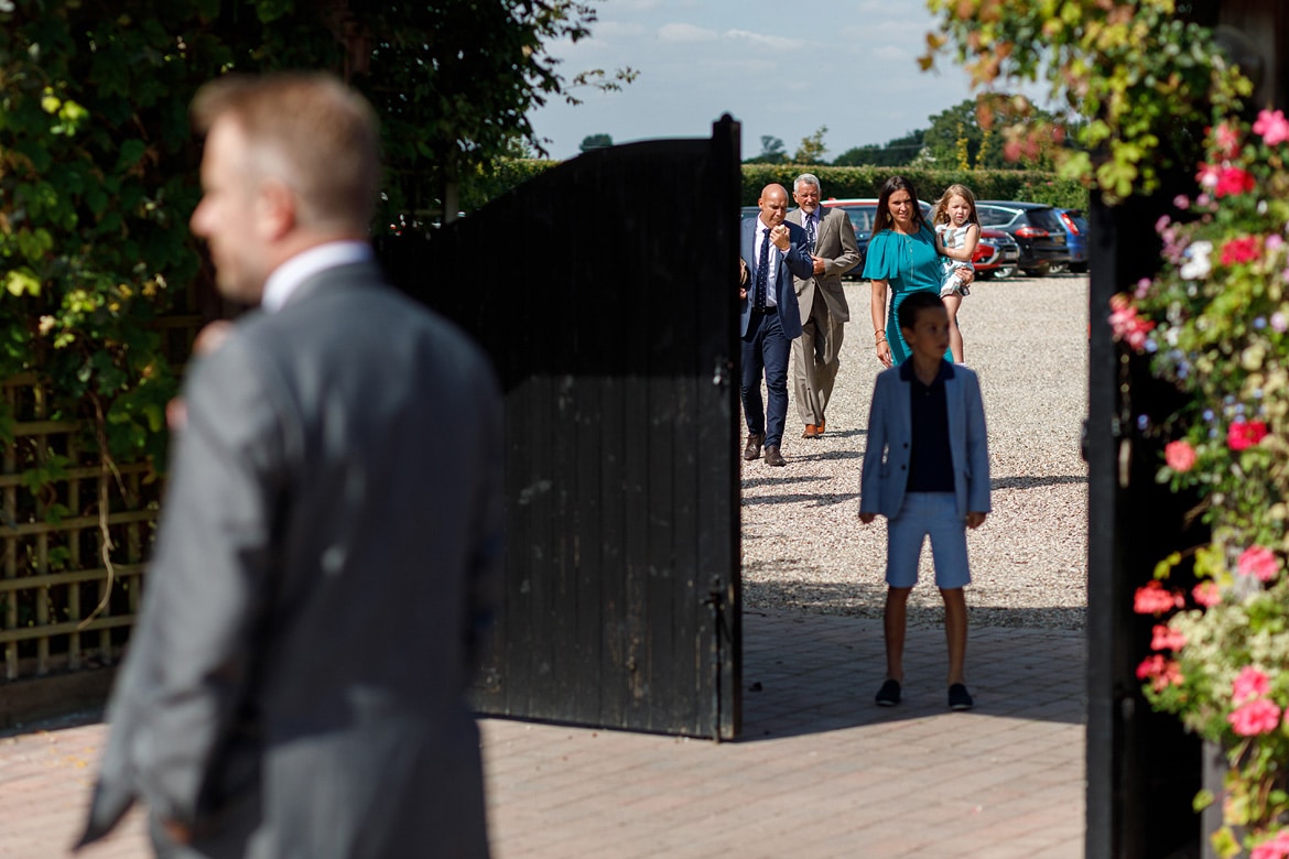 looking through the gates at maidens barn