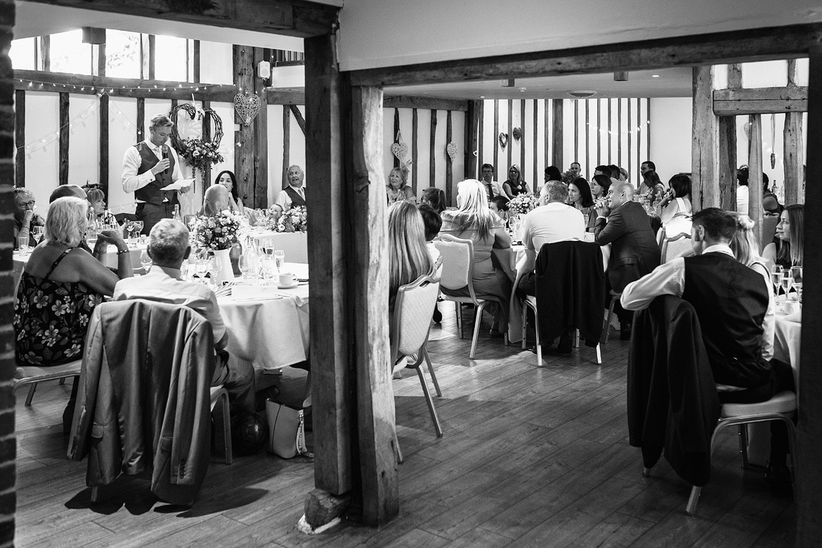 a grooms speech at maidens barn