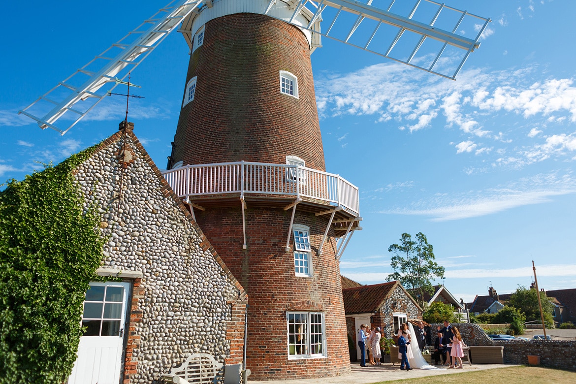 a north norfolk wedding at cley windmill