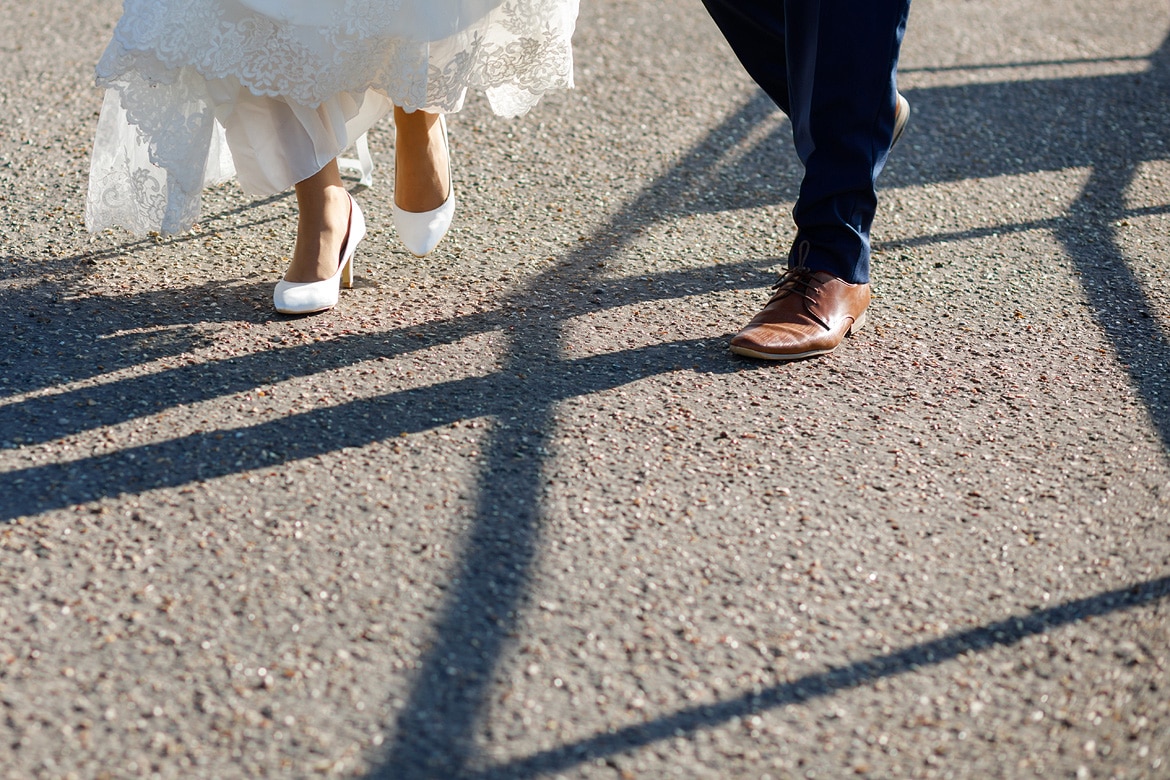 walking in the summer sun