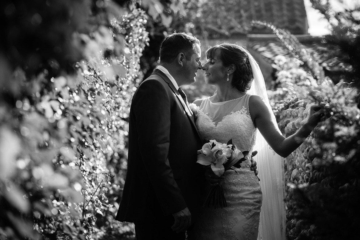 bride and groom portraits on the norfolk coast