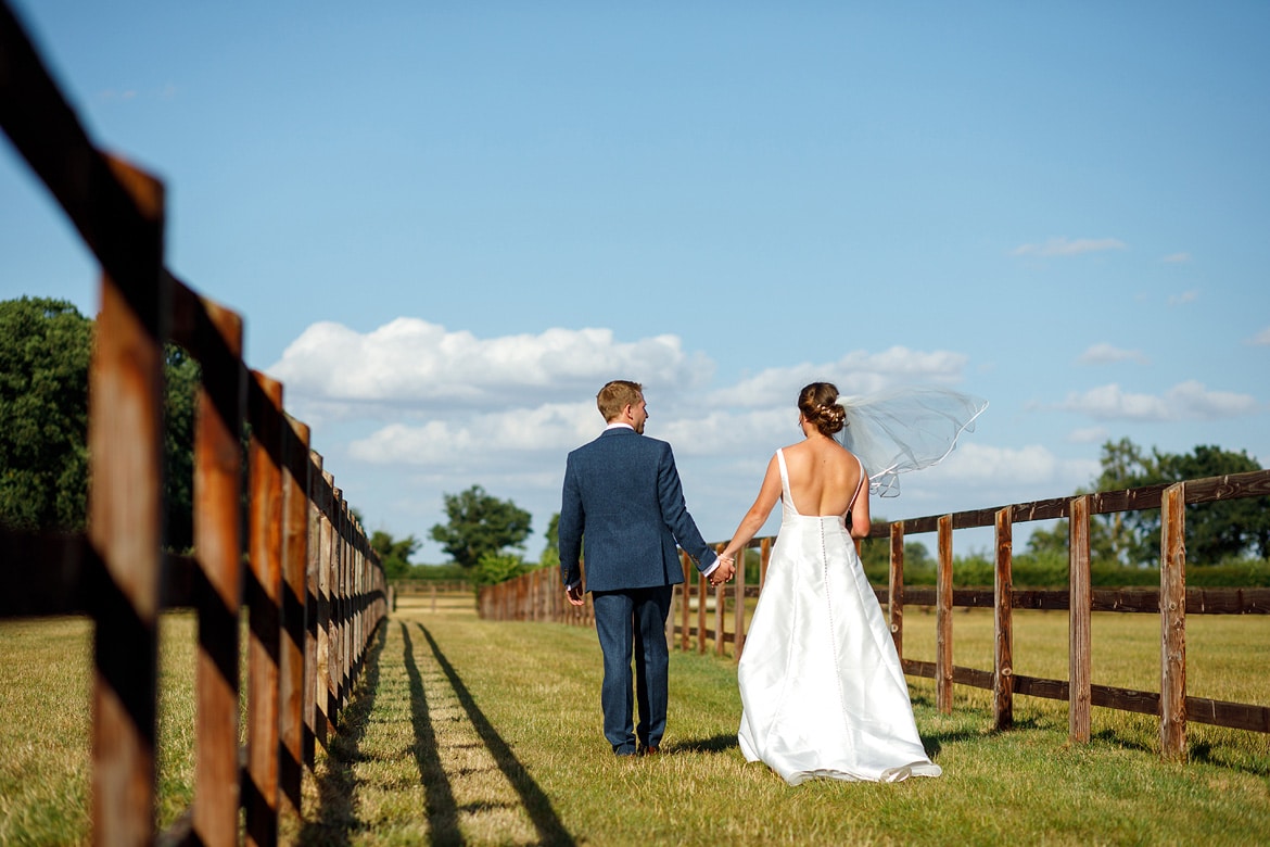 walking through the paddock