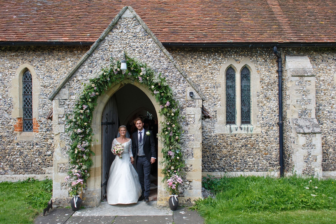 the couple outside st marys sydenham