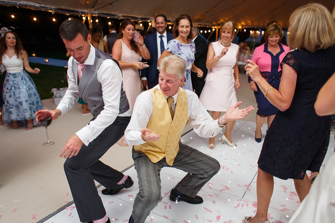 crazy dancing in the sperry tent