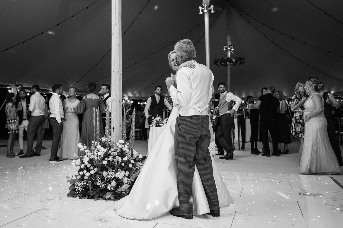 the bride and her father dance