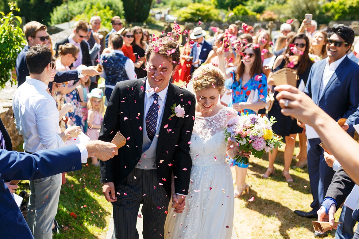 walking through the confetti