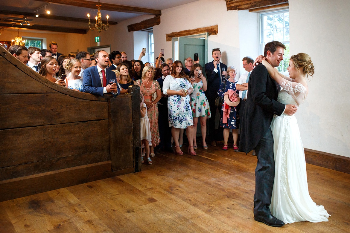 first dance at a pennard house wedding