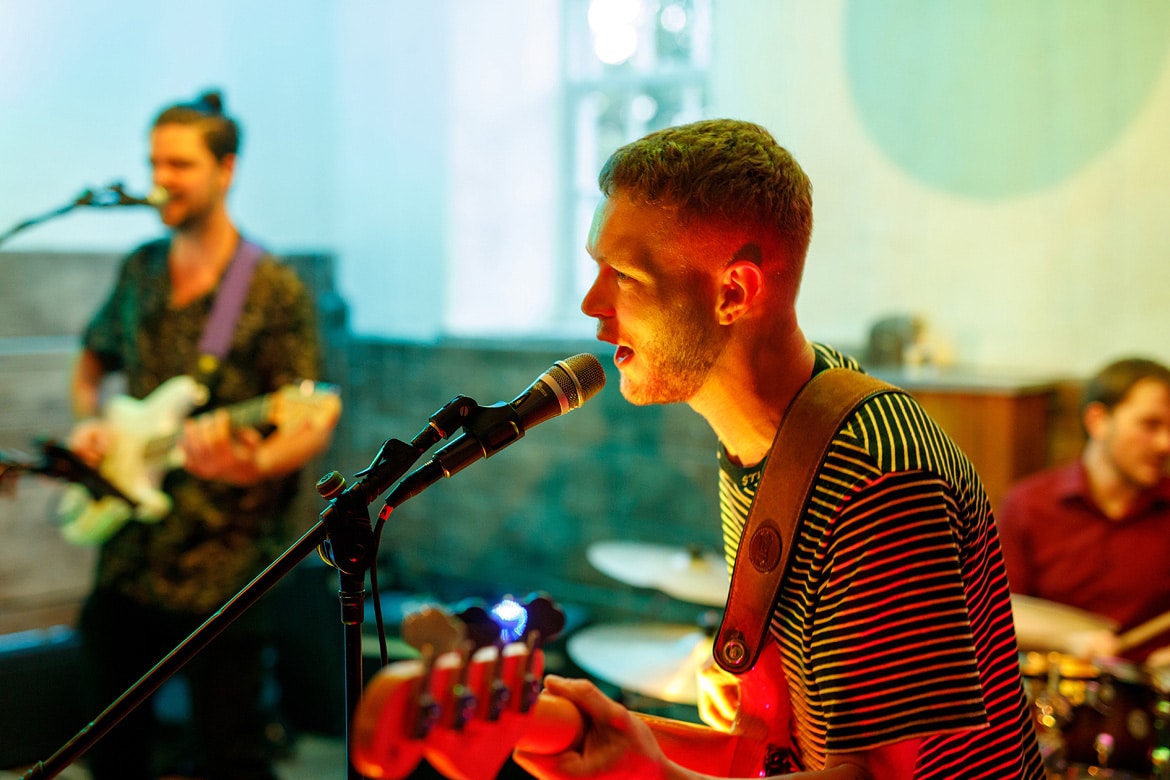 renegades of rock at a pennard house wedding