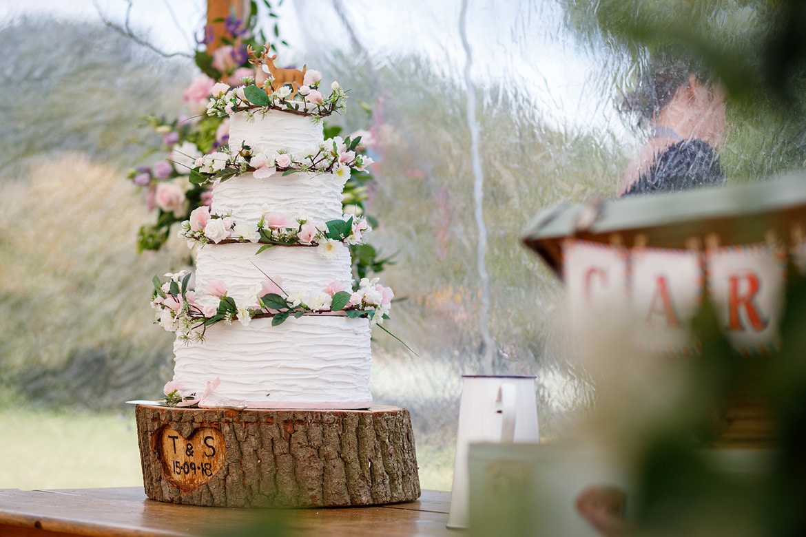 the wedding cake