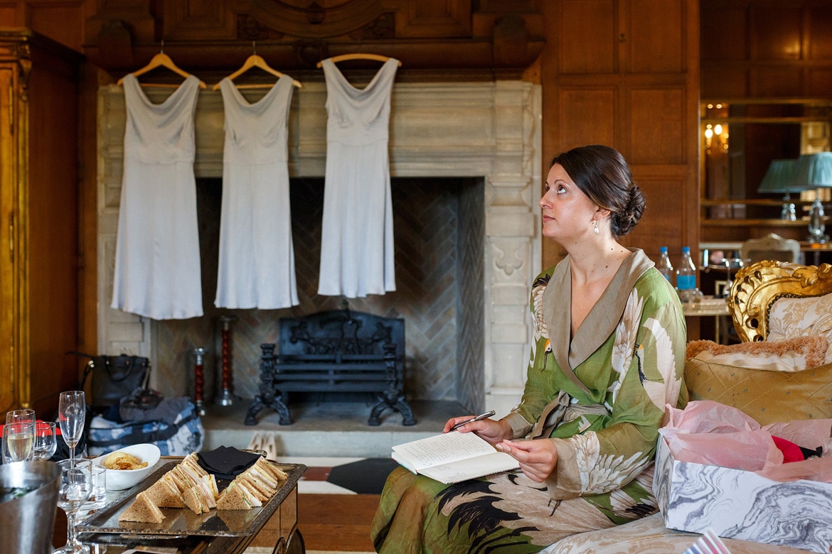 a bride contemplates her speech