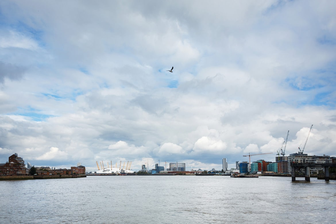 the view over the thames