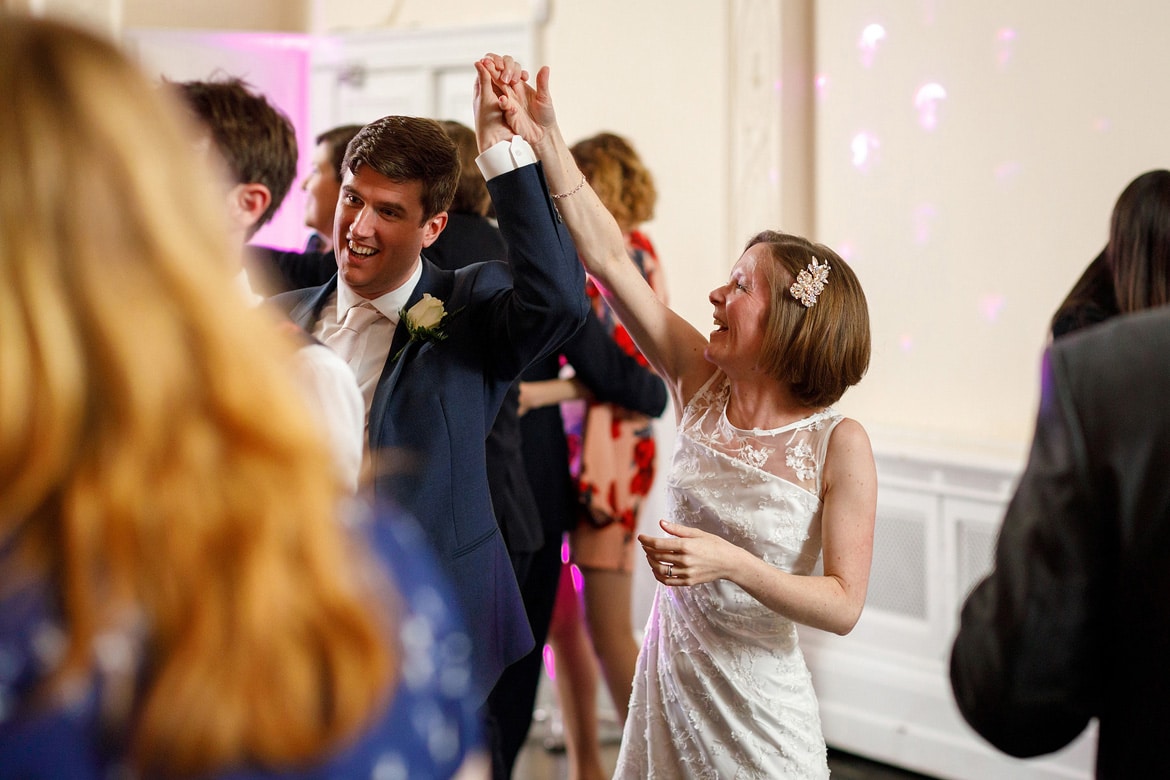 bride and groom enjoy the first dance