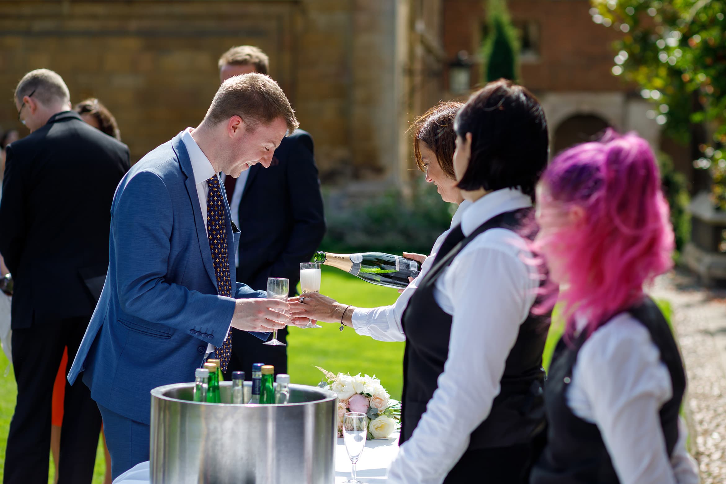 serving drinks at pembroke college